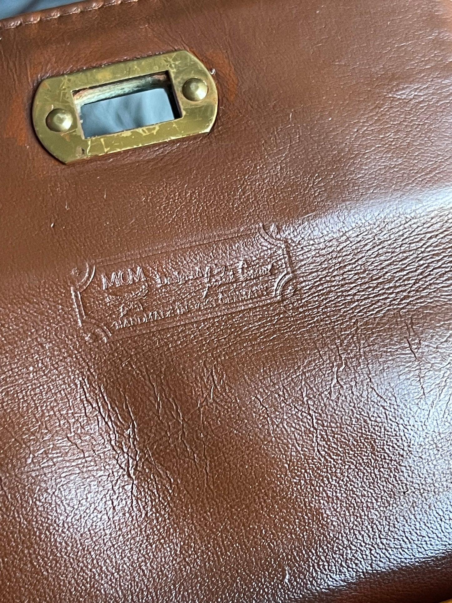 Authentic vintage MCM mini crossbody bad