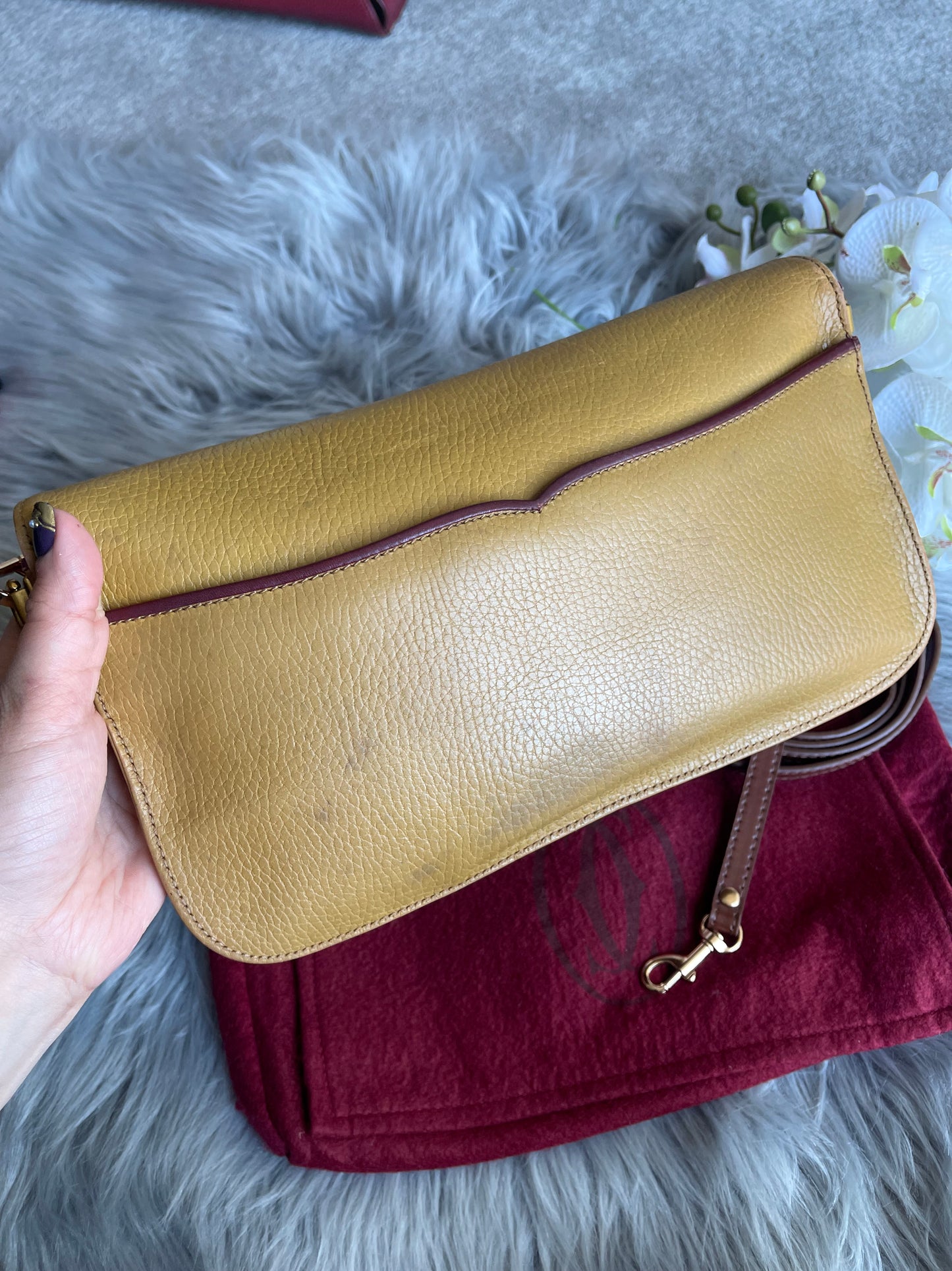 Authentic Cartier vintage shoulder bag