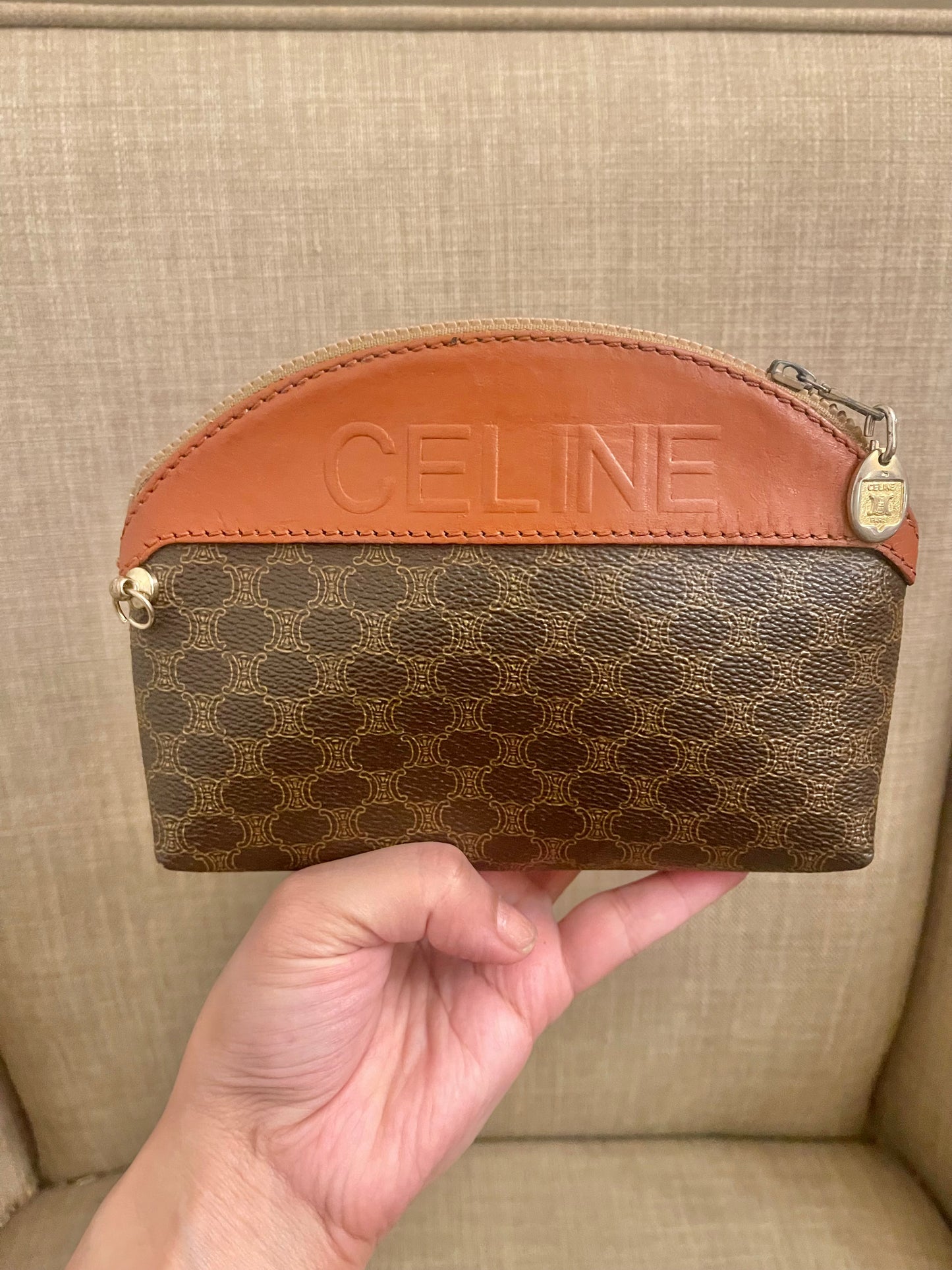 Authentic Celine vintage mini pouch