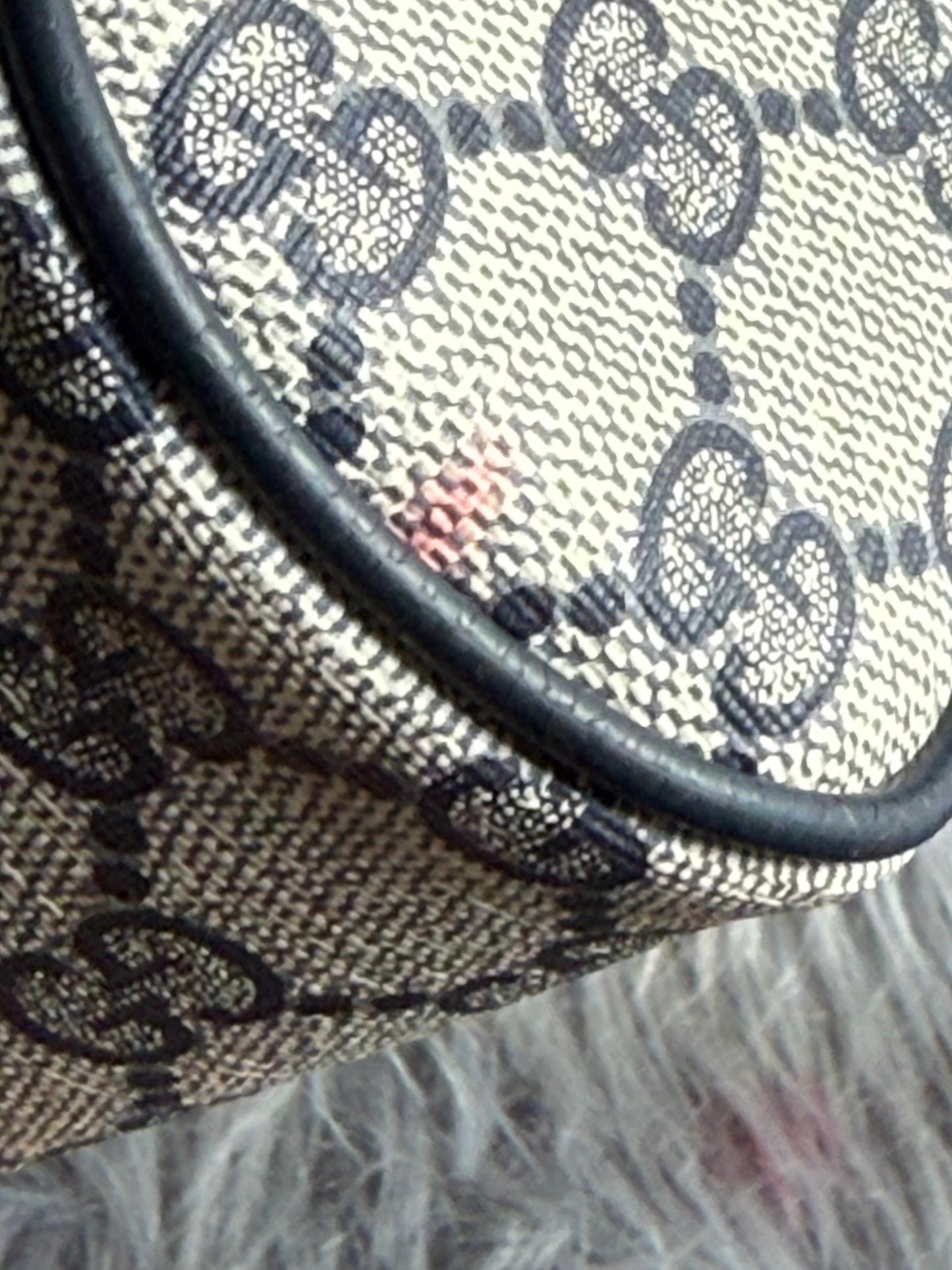 Authentic Gucci vintage web sherry line crossbody bag
