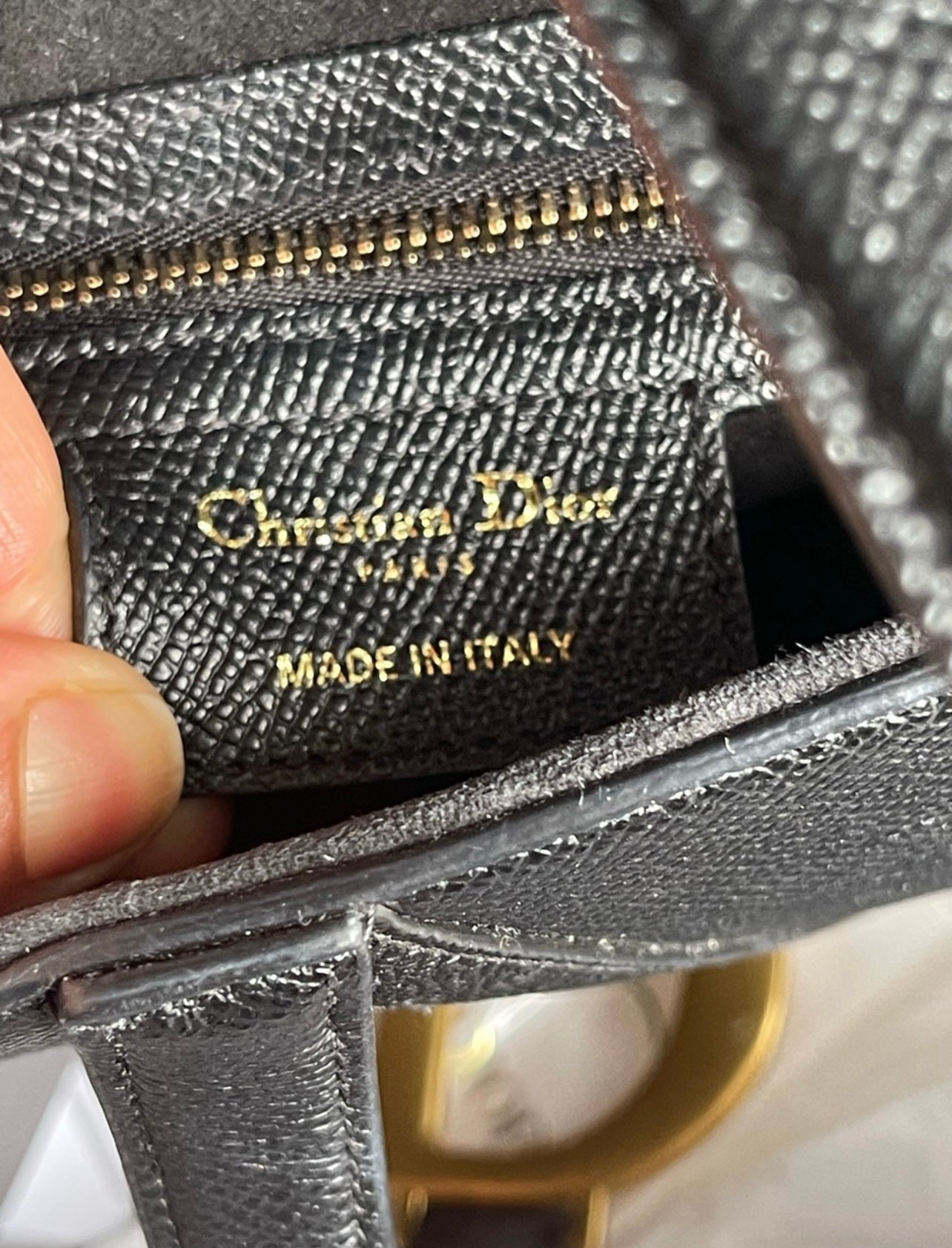 Authentic Christian Dior saddle bag medium