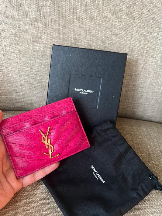 Authentic ysl saint Laurent card case