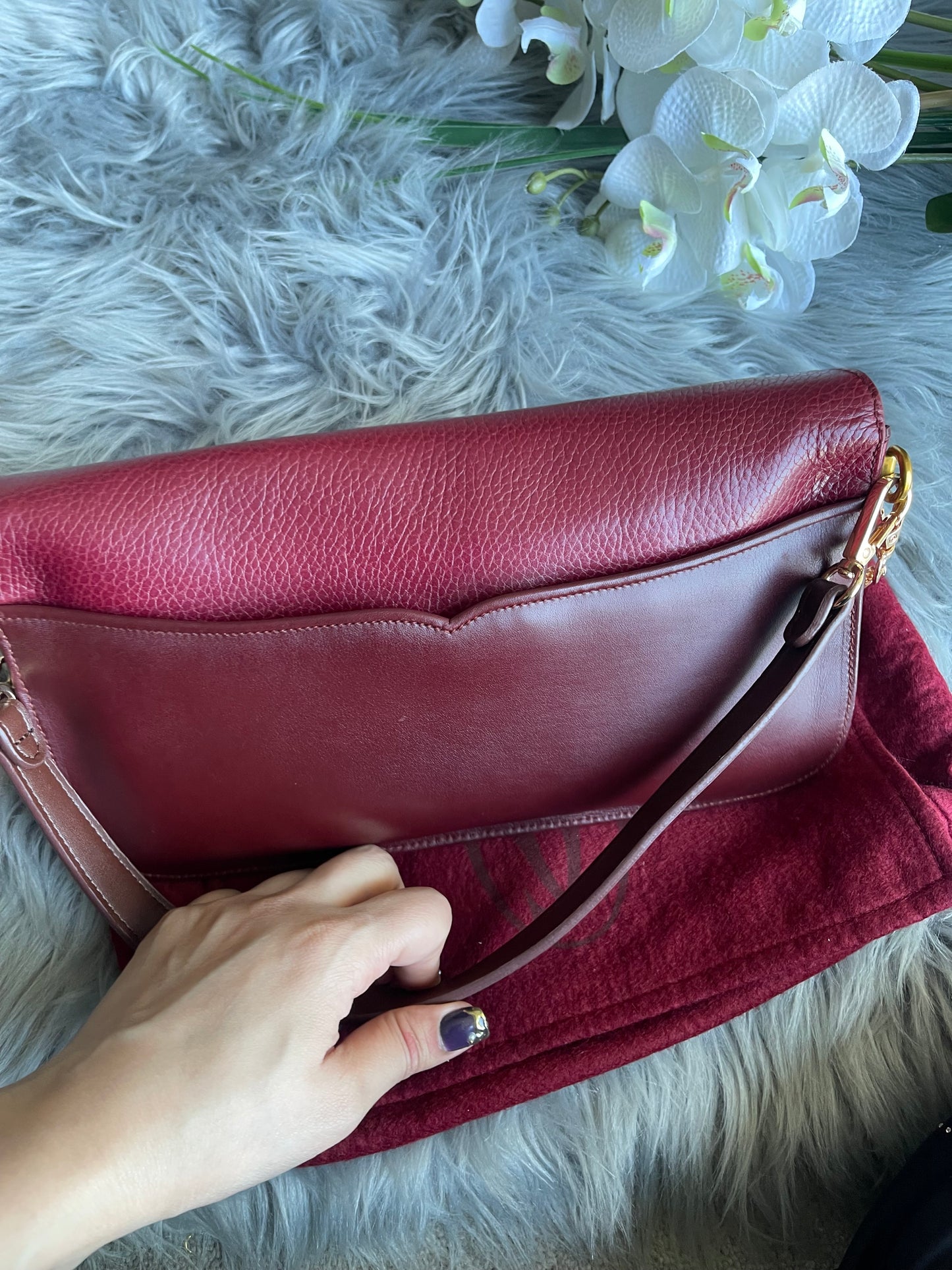 Authentic Cartier vintage shoulder bag