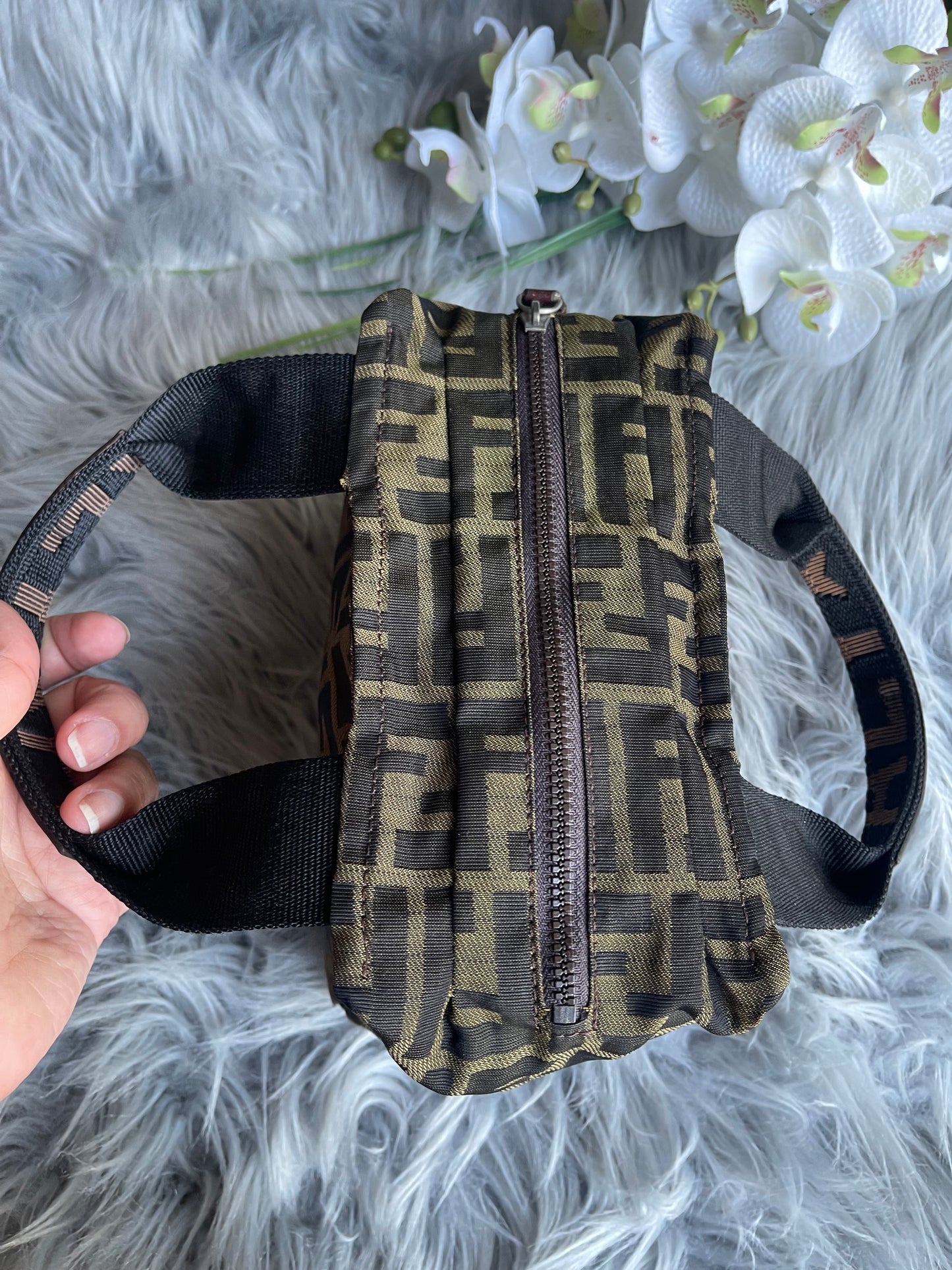 Authentic fendi vintage mini  satchel bag