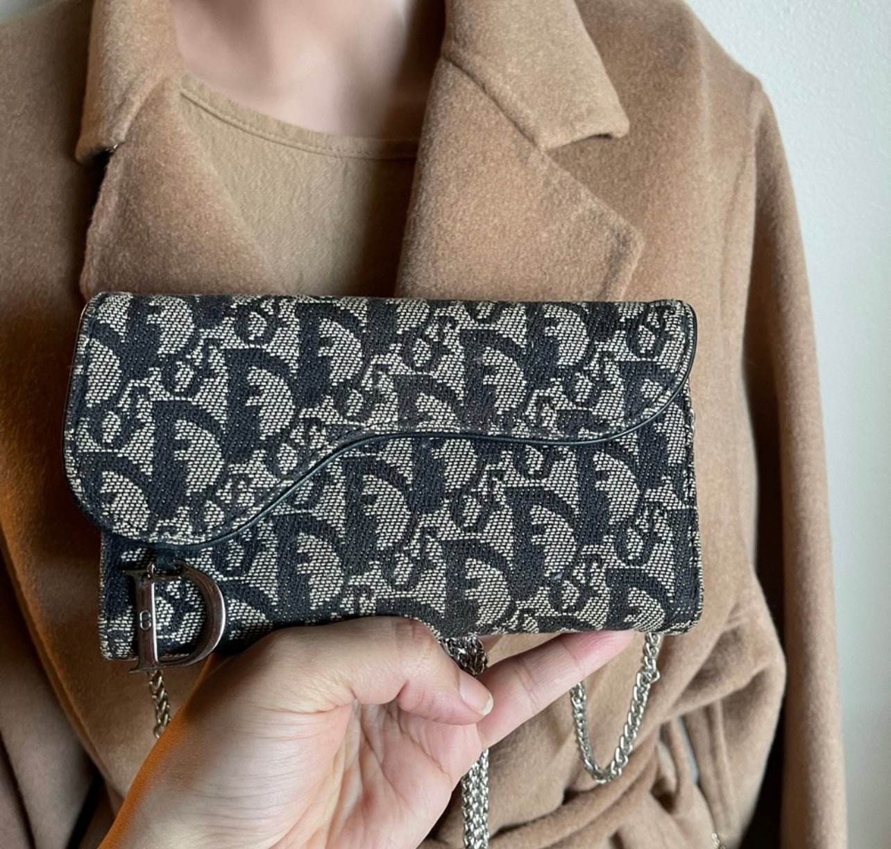 Authentic Dior vintage wallet on chain