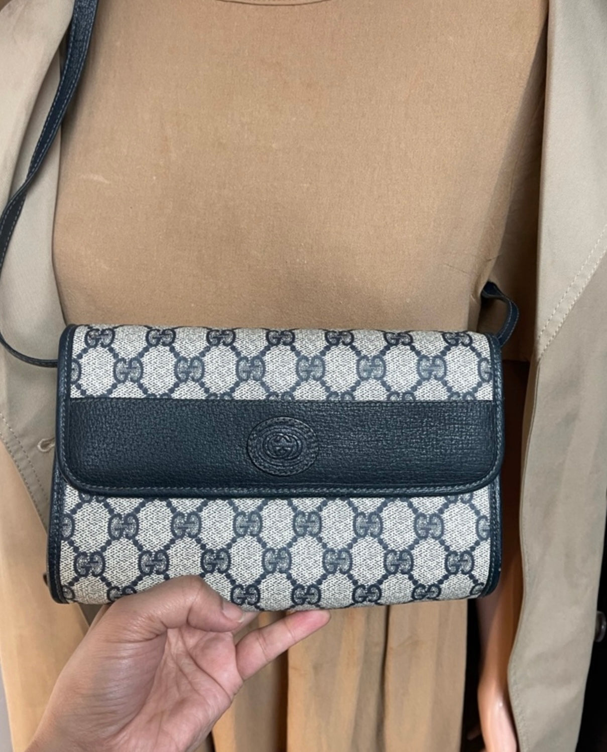 Authentic vintage Gucci crossbody bag