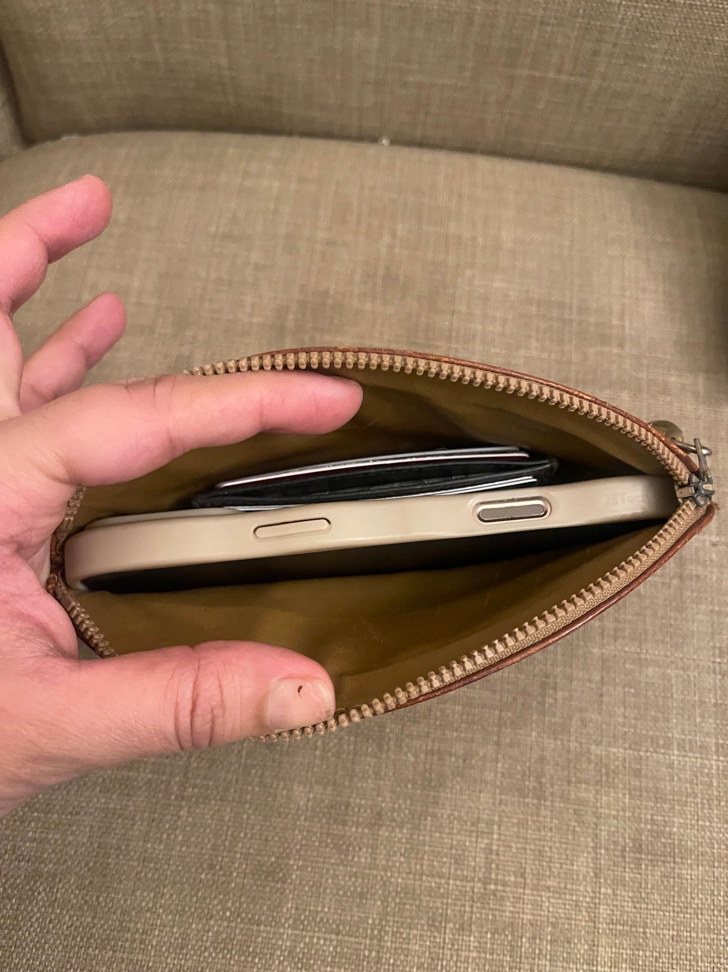 Authentic Celine vintage mini pouch