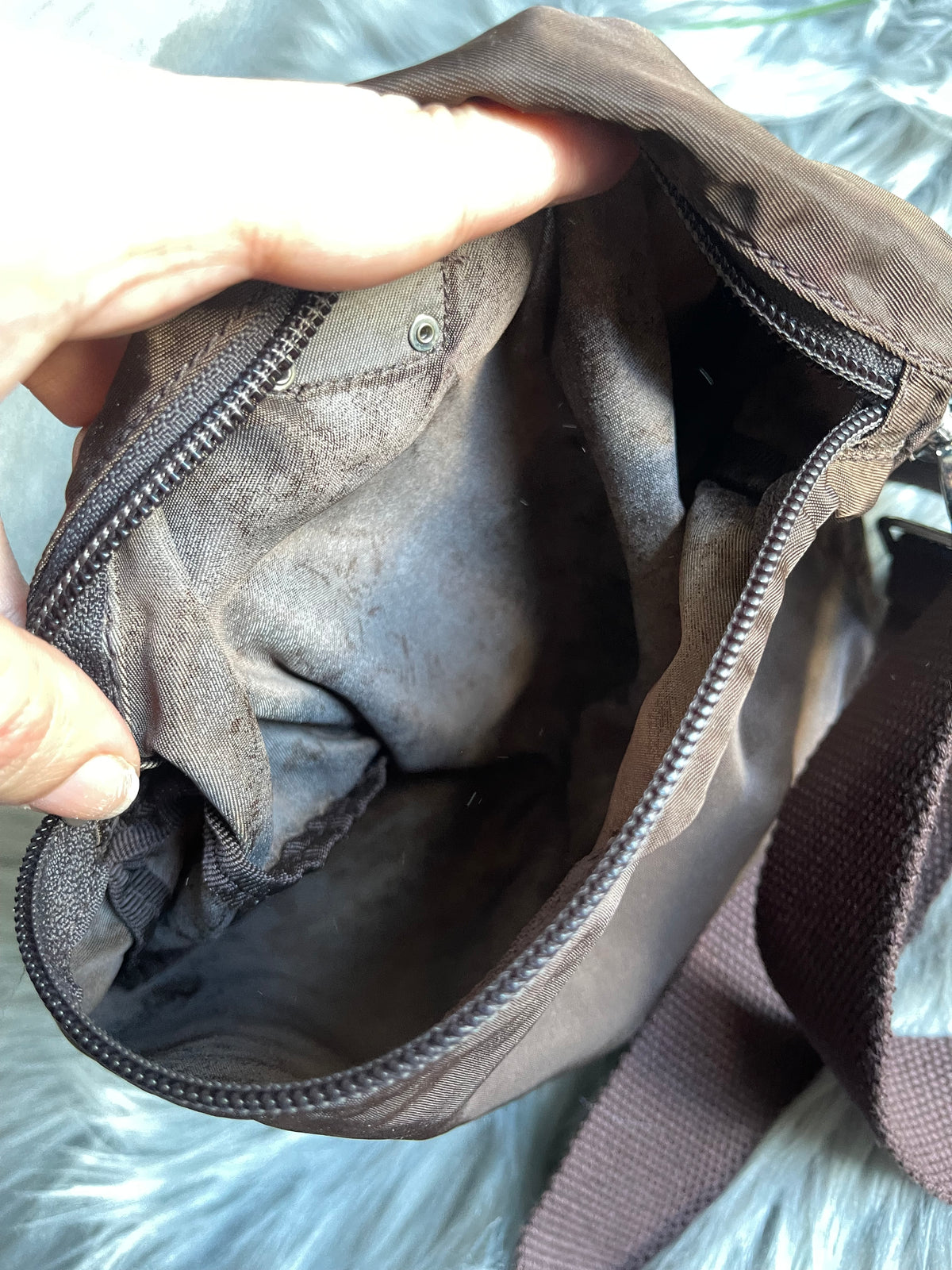 Authentic Prada accesory pouch crossbody