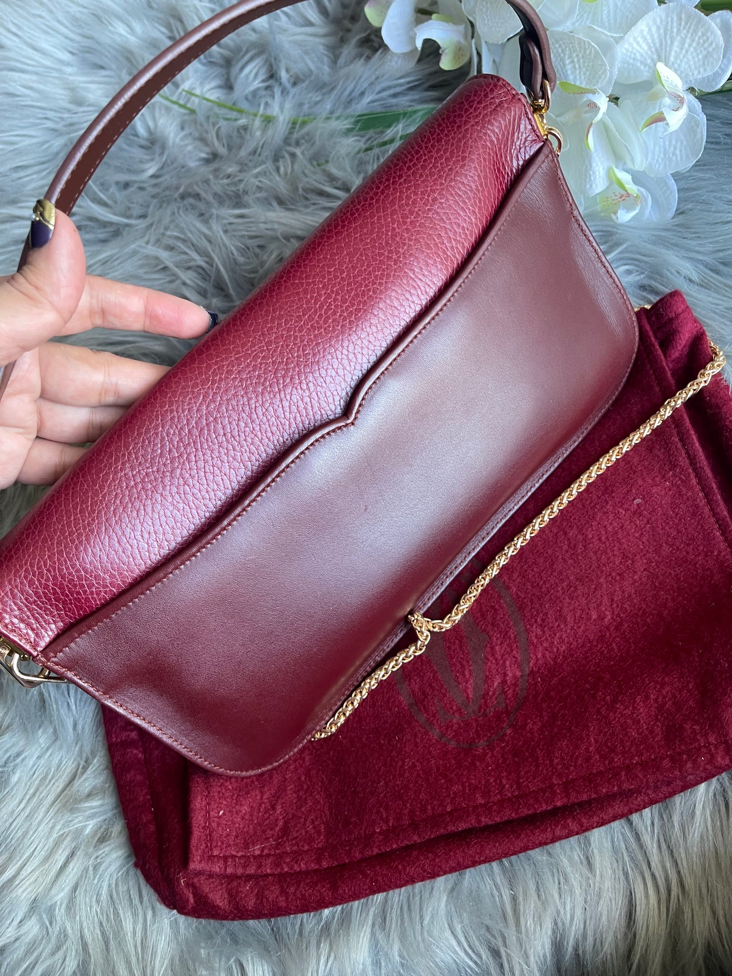 Authentic Cartier vintage shoulder bag