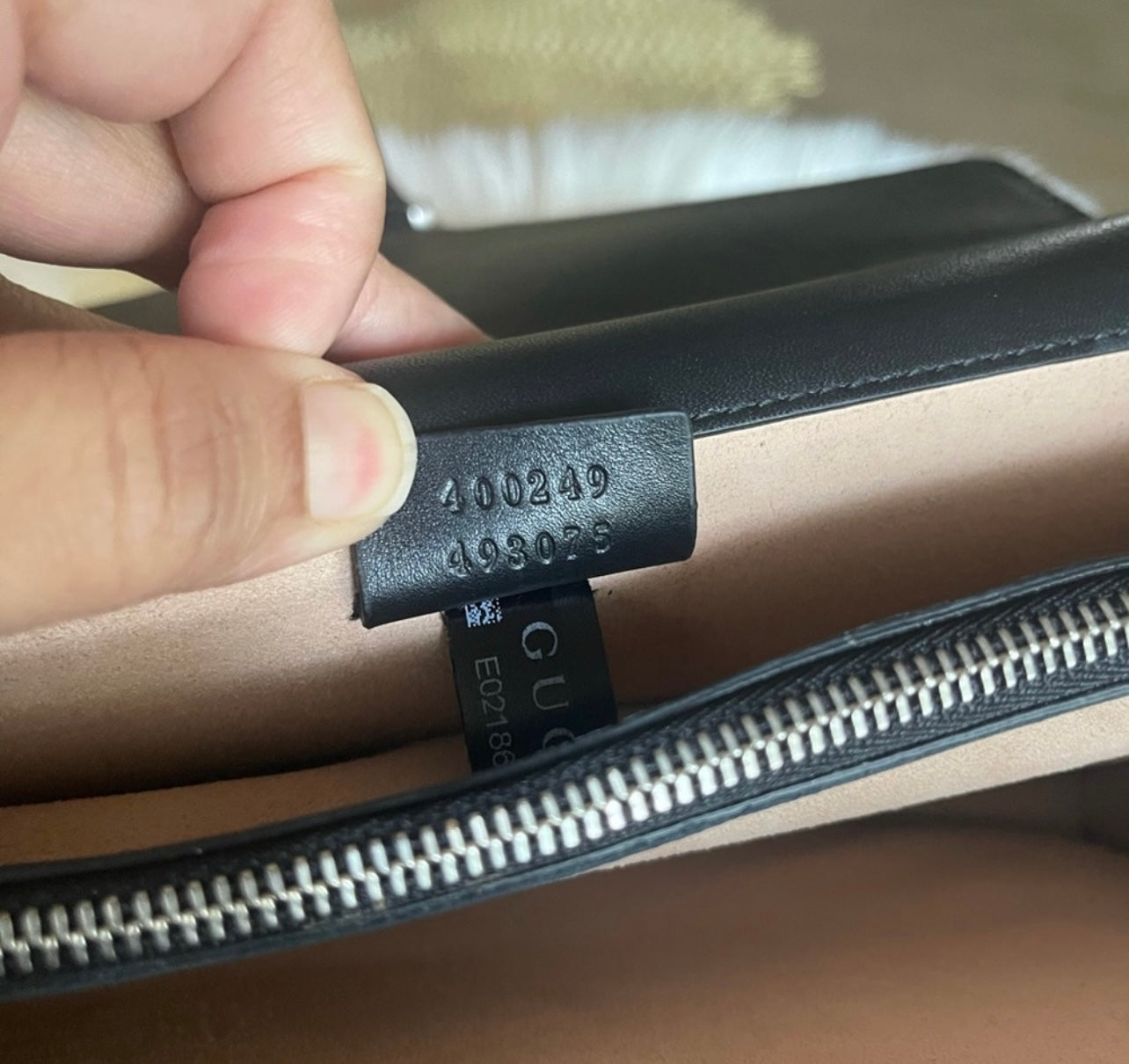 Authentic Gucci studded shoulder bag