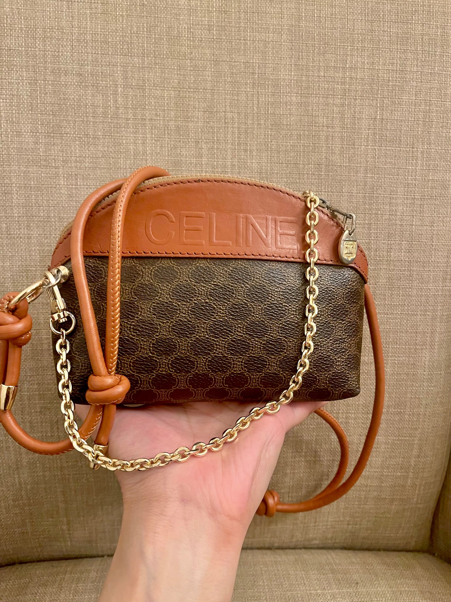 Authentic Celine vintage mini pouch